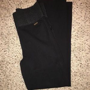Black ponte pants